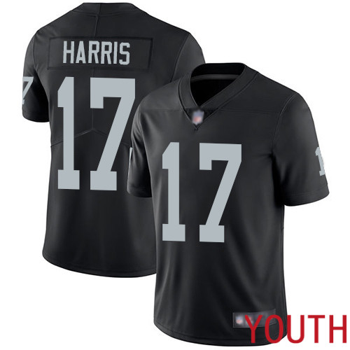 Oakland Raiders Limited Black Youth Dwayne Harris Home Jersey NFL Football #17 Vapor Untouchable Jersey->youth nfl jersey->Youth Jersey